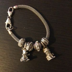 Brighton Bracelet w/ 6 Charms 🐱🐶💎